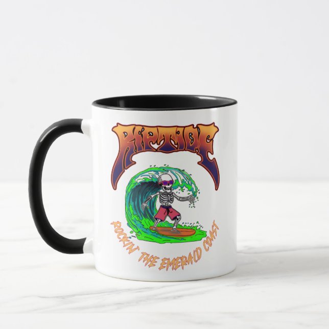 Taza RIPTIDE Logotipo de surfista (Izquierda)