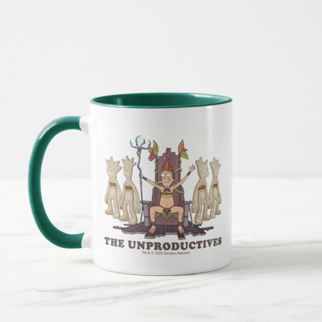 Taza RIQUEZA Y MORTY™| Los improductivos (Izquierda)