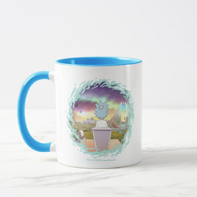 Taza RIQUEZA Y MORTY™| Lugar privado de Rick (Izquierda)