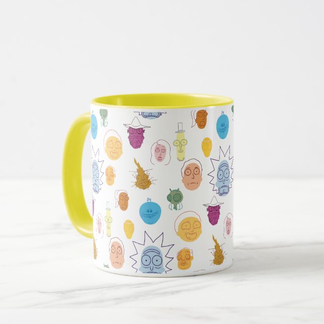 Taza RIQUEZA Y MORTY™| Obtener Schwifty (Anverso izquierdo)