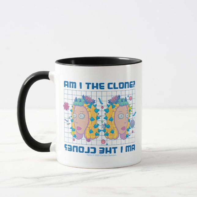 Taza RIQUEZA Y MORTY™| ¿Soy El Clon? (Izquierda)