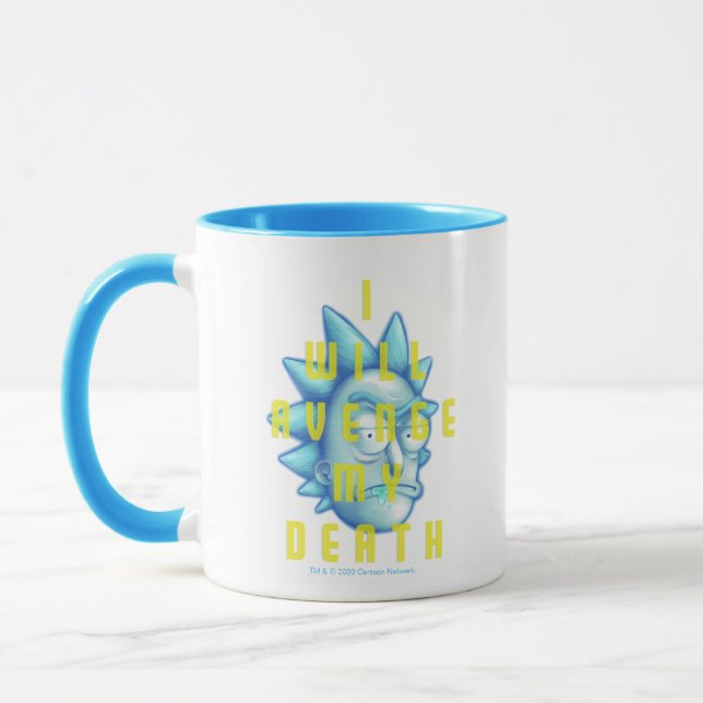 Taza RIQUEZA Y MORTY™| Venceré mi muerte (Izquierda)