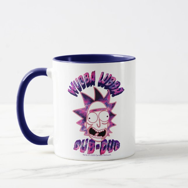 Taza RIQUEZA Y MORTY™| Wubba Lubba Dub-Dub (Izquierda)