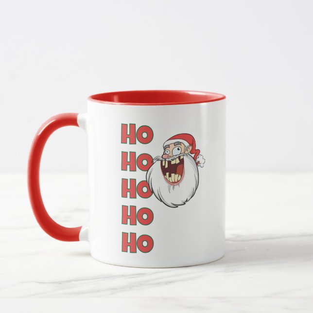 Taza Risa loca de Papá Noel (Izquierda)