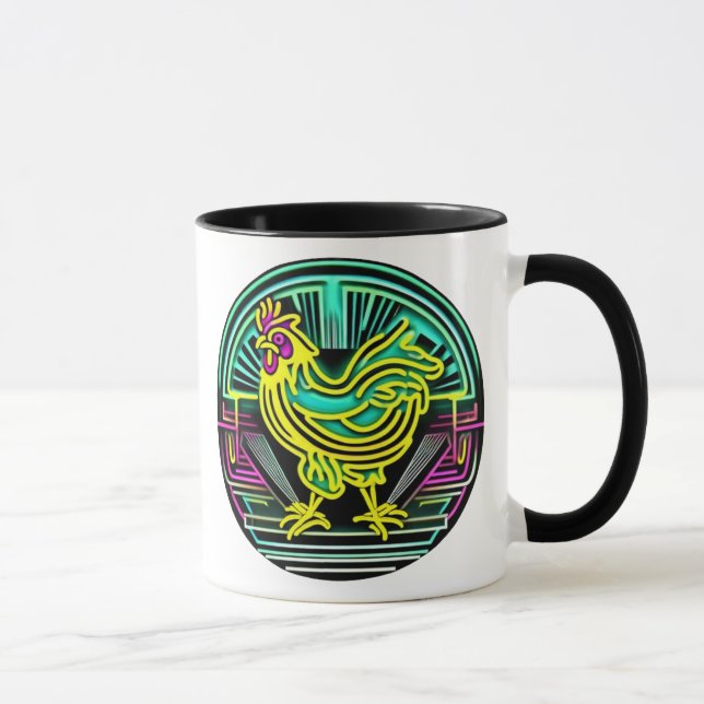 Taza Rise and Shine Rooster Coffee Mug (Derecha)