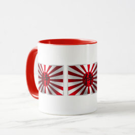 Taza Rising Sun Flag