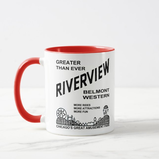 Taza Riverview Amusement Park, Chicago, IL 1904-1967 (Izquierda)