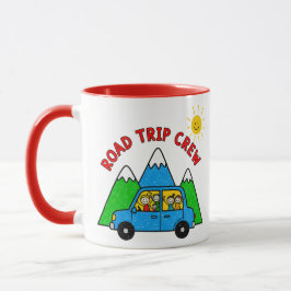 Taza Road Trip Crew Kids Travel Drawing