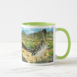 Taza Roadrunner Eating Alien, Nuevo México Souvenir!