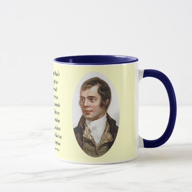 Taza Robert Burns algún Pow'r el Giftie Gie nosotros (Derecha)