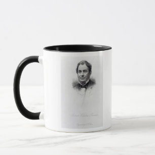 Taza Roberto Wilhelm Bunsen, grabado por C.H Jeens
