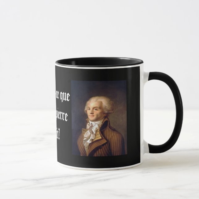 Taza Robespierre (subtítulo francés) (Derecha)
