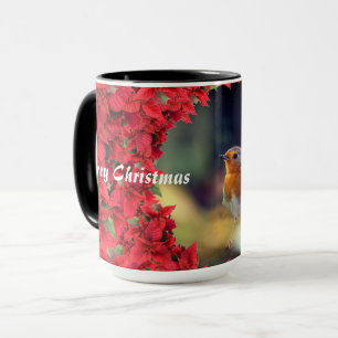 Taza Robin navideño