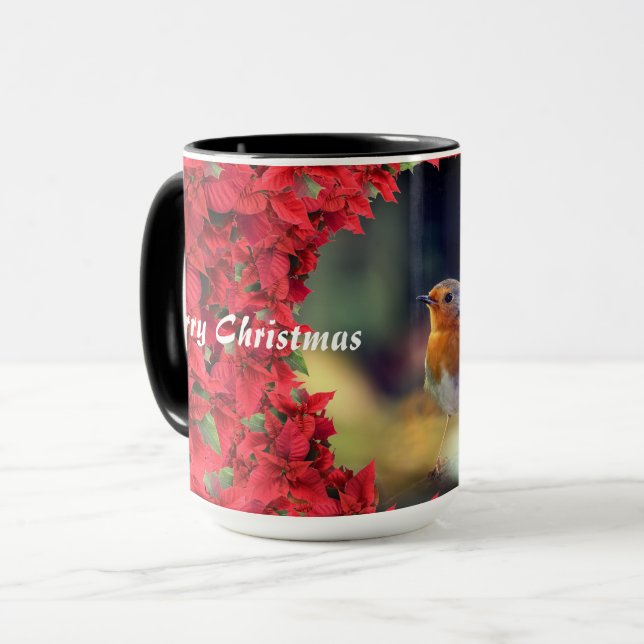 Taza Robin navideño (Anverso izquierdo)