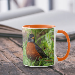 Taza Robin Songbird estadounidense con esperanzas en la