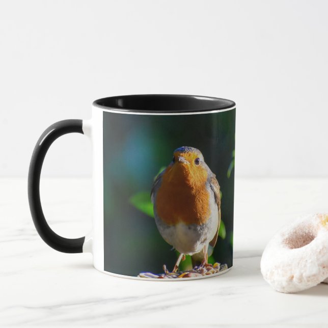 Taza Robin With It's Seed (Con donut)