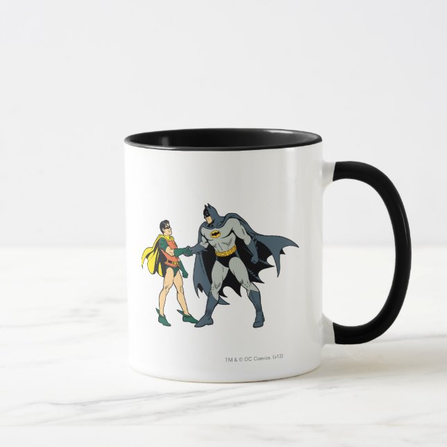Taza Robin Y Batman Handshake (Derecha)