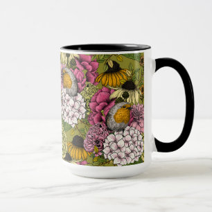 Taza Robins en el jardín 2
