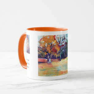 Taza Roble y Amigos Pintura / Artista Larry Lerew