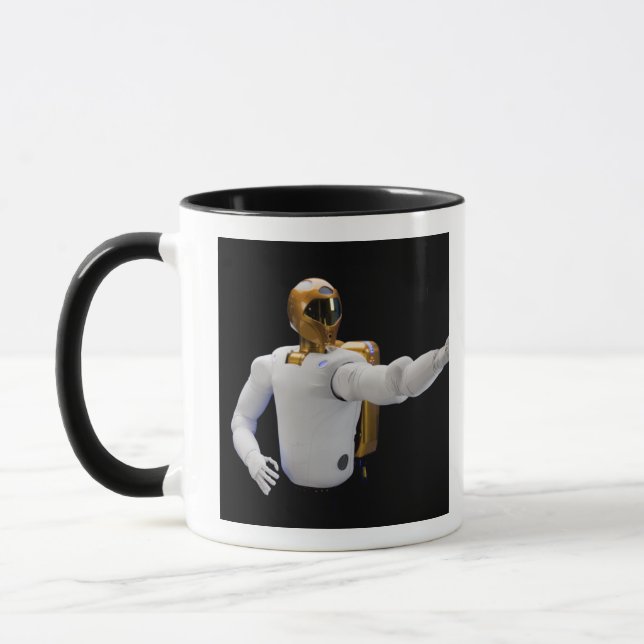 Taza Robonaut 2, un astronauta hel 2 humanoide dexteros (Izquierda)