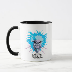 Taza Robot Chicken Scientist Head Graphic