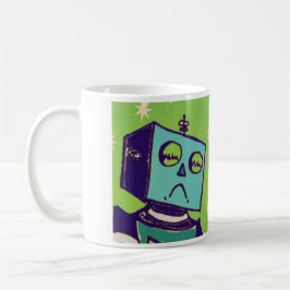 Taza Robot triste/taza de café feliz del robot