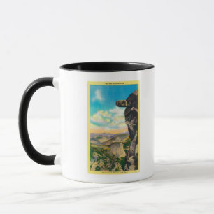 Taza Roca colgante en Glacier Point Yosemite, CA