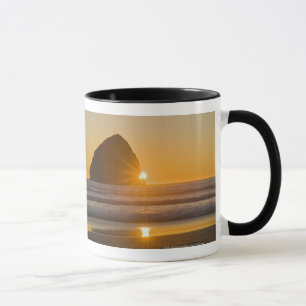 Taza Roca De Sunburst Y Haystack En El Cabo De Kiwanda