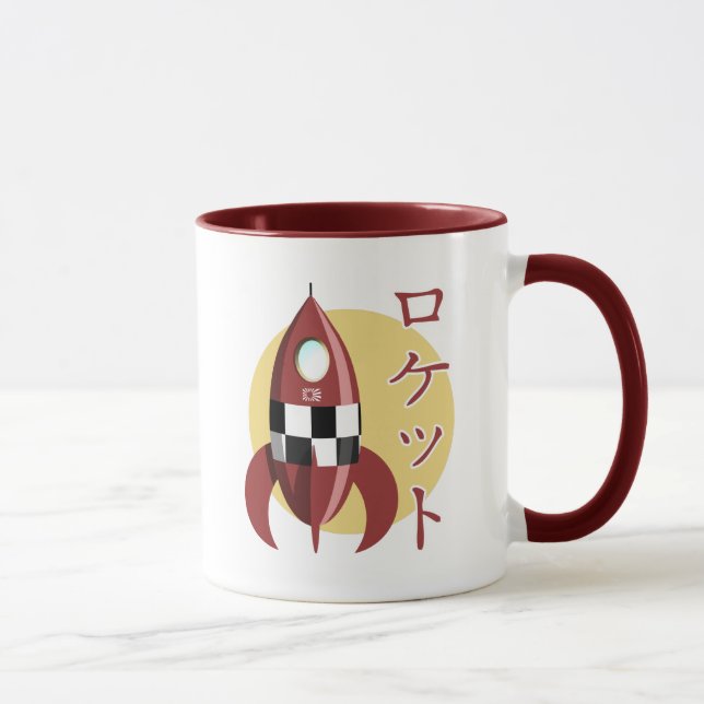 Taza Roca retro japonesa (Derecha)