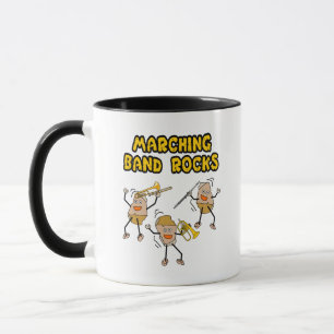 Taza Rocas de bandas de marcha