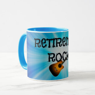Taza Rocas de Jubilación—Diseño de guitarra personaliza