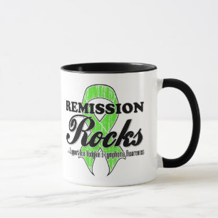 Taza Rocas de la remisión - conciencia del linfoma de