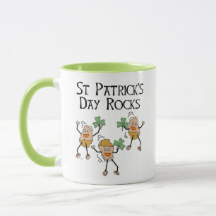 Taza Rocas del Día de San Patricio