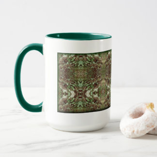 Taza Rocas y hojas