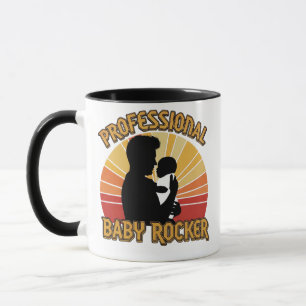 Taza Rocedor Profesional de Bebé Divertido Padre Nuevo