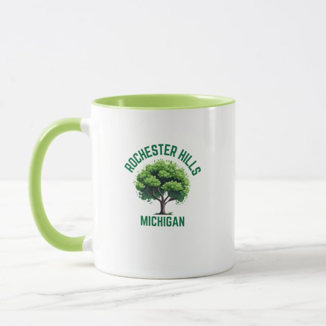 Taza Rochester Hills Michigan Coffee Mug (Izquierda)