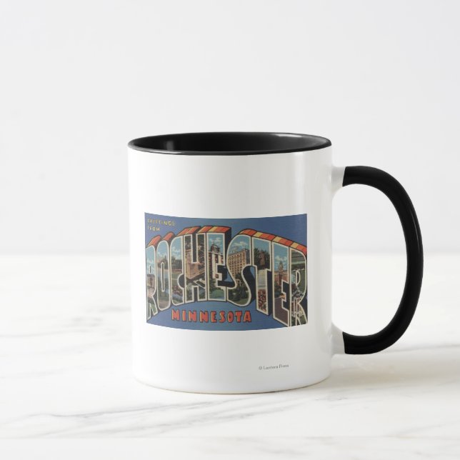 Taza Rochester, Minnesota - Escenas de letras grandes (Derecha)