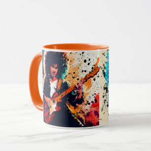 Taza Rock guitarrista de Guay
