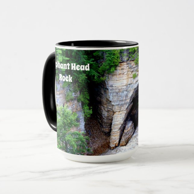 Taza Rock Mug de la cabeza del elefante (Anverso izquierdo)