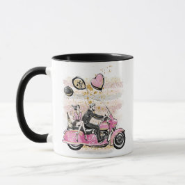 Taza Rock My World | Sublimación de motocicletas de par