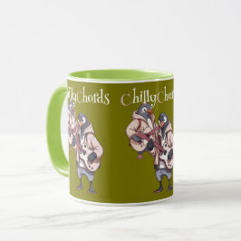 Taza Rockeros pingüinos: Tardando en la Nieve