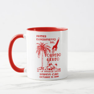 Taza Rocket Mail Cubano de 1939