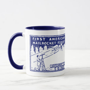 Taza Rocket Mail de Estados Unidos 1935