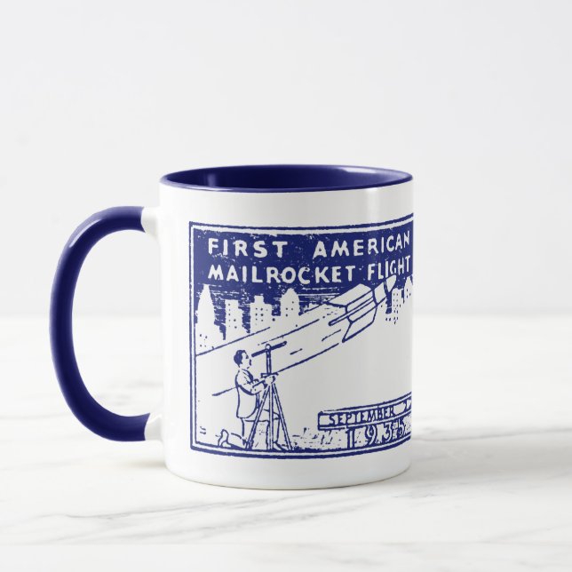 Taza Rocket Mail de Estados Unidos 1935 (Izquierda)