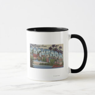 Taza ROCKFORD, Illinois - escenas grandes de la letra