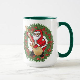 Taza Rockin' Santa Skull