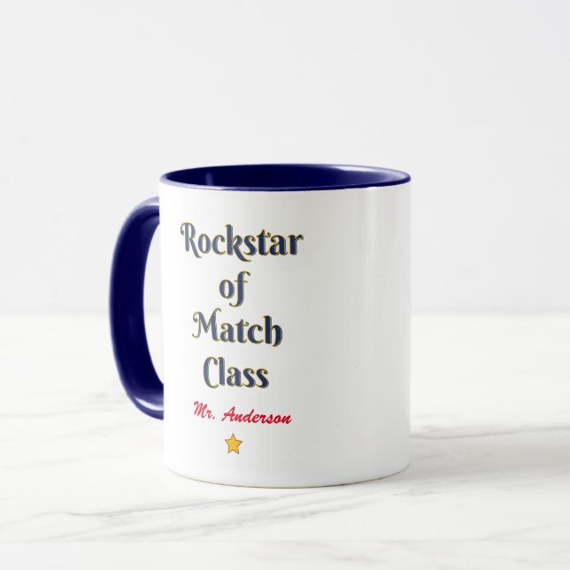 Taza Rockstar de la clase de partidos (Anverso izquierdo)