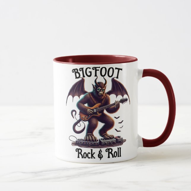 Taza Rockstar mítico: Guitarra Solo Bigfoots (Derecha)