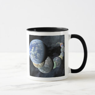 Taza Rocky, mundos terrestres