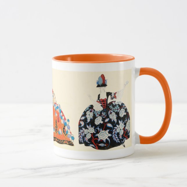 TAZA ROCOCO LADIA BELLEZA, DISEÑADOR DE CÓSTULOS DE MOD (Derecha)
